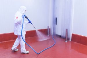 Industrial floor cleaning services